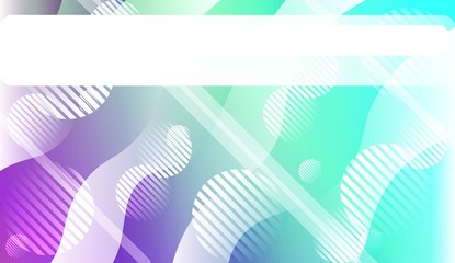 Abstract Background With Wave Gradient Shape, Line, Circle, Space for Text. For Your Design Landing Page Wallpapers Presentation. Vector Illustration with Color Gradient.