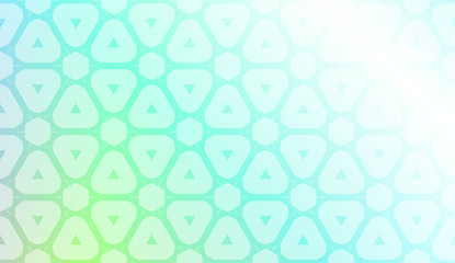 Vector geometric pattern. Triangles curved line. For wallpaper, presentation background, interior design, fashion print. Gradient color