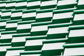 Fototapeta premium Architecture details wall pattern geometric abstract background