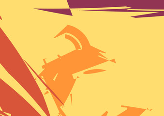 Colorful abstract background. geometric shapes. Poster.