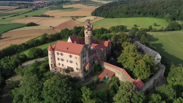 Ronneburg in Hessen aus der Luft