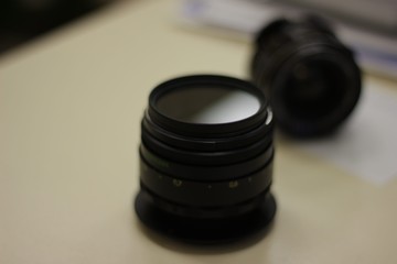 Fototapeta na wymiar closeup of a lens