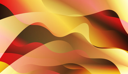 Wavy Background. For Your Design Ad, Banner, Cover Page. Vector Illustration.