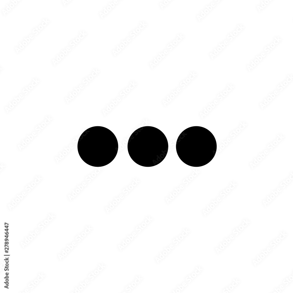 Poster thick hamburger menu bar line art vector icon for apps and websites