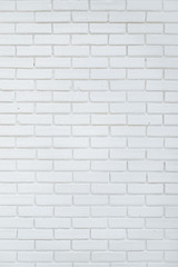 White brick wall background