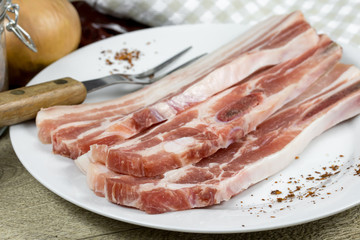 poitrine de porc