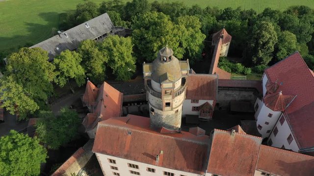 Ronneburg in Hessen aus der Luft