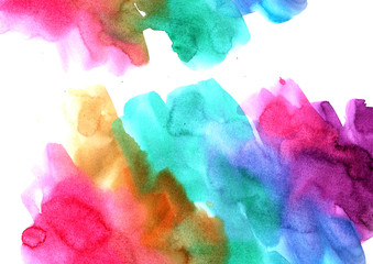 watercolor background, texture, paper, abstract, color, rainbow