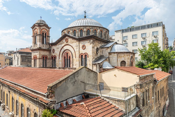Fototapeta na wymiar aya Kiryaki Greek Ortadox church at Kumkapi, istanbul