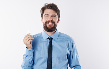 businessman with thumbs up