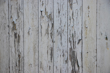 White grunge wood panel worn weathered distressed texture background