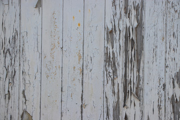 White grunge wood panel worn weathered distressed texture background