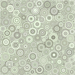 Abstract Generative Art color distributed circles dots background illustration