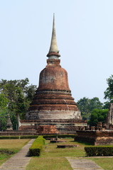 Fototapeta premium The ancient pagoda ruins