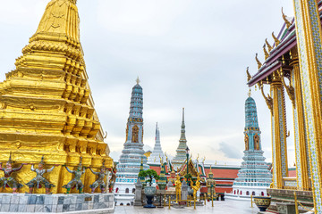 One landmark of Wat Phra Kaew in Bangkok, Thailand. A place everyone in every religion can be...