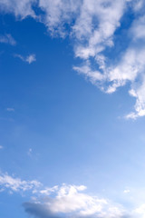 Skyscape / Germany: Early evening sky with impressive cloudscape over Eastern Thuringia in July 2016