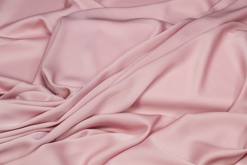 Fabric silk pink background texture