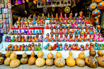 Hand-Painted Dried Pumpkins - Traditional Turkish Folk Art