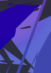 Abstract colorful geometric background, large poster.