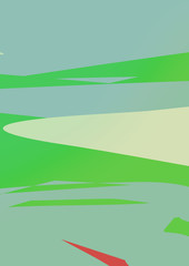 Obraz premium Abstract colorful geometric background, large poster.