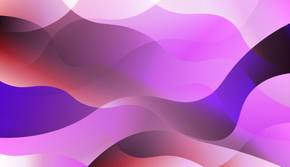 Template Abstract Background With Curves Lines. For Design, Presentation, Business. Vector Illustration.