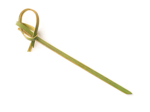 Bamboo knot cocktail pick