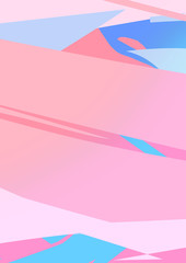 Abstract colorful geometric background, large poster.