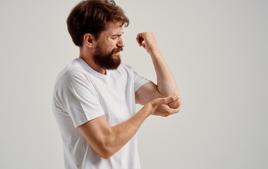 young man pointing at something