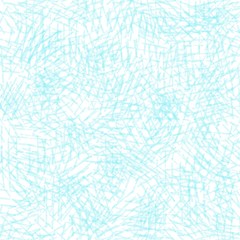 Abstract white background with blue hatching. Blue gossamer pattern. Web pattern. Pencil mixed strokes effect. Bright design for fabric, texture, decor, surface, fresh season fashion ideas