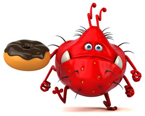 Fun germ - 3D Illustration