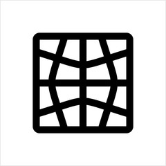 Waffle Icon, Waffle Food Icon