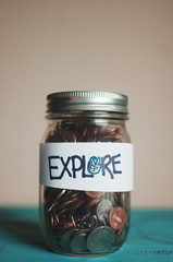 Money Jar for traveling