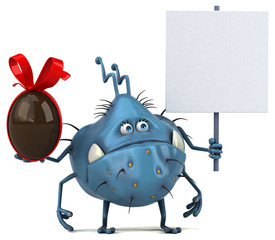 Fun germ - 3D Illustration