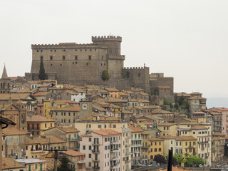 Landscape of Soriano nel Cimino, Viterbo, Lazio, Italy.