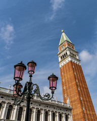 Fototapeta na wymiar St. Marks Campanile in Venice Italy