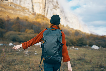 man on top of mountain