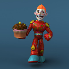 Mexican hero - 3D Illustration