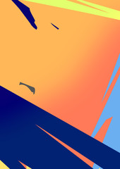 Colorful abstract background. geometric shapes. Poster.