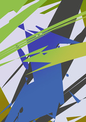 Colorful abstract background. geometric shapes. Poster.