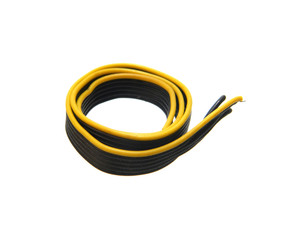 electrical wire isolated on white background