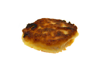 cheesecakes isolated on white background