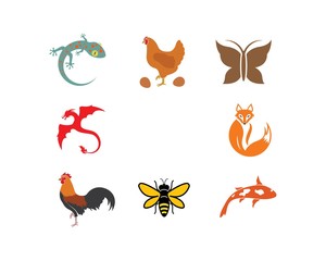animal set element illustration vector design