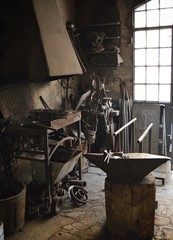 interior of an old factory