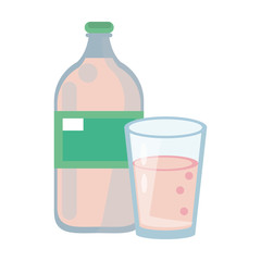 healthy drink juice nature cartoon