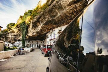 Street in Setenil de las Bodegas, Andalusia