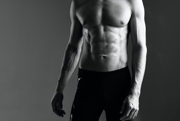 Fototapeta premium portrait of muscular man