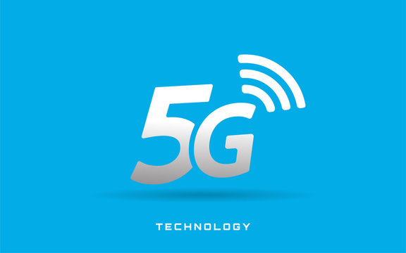 5G internet network vector logo, icon symbol