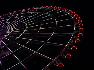  Ferris wheel under the night sky of danang vietnam
