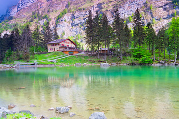 Seealpsee im Appenzellerland, Schweiz