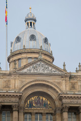 Obraz premium Ornate facade of the Museum and Art Gallery in Birmingham, UK